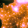 carte de la couleur du ciel en astrophoto
